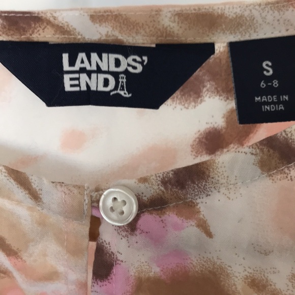 Land’s End White Burst Tie Dye Dress Size Small - Picture 7 of 7